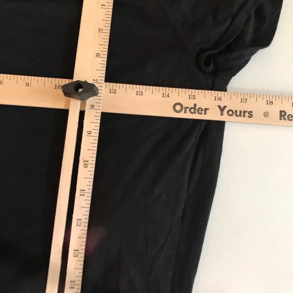 Intimately Free Size Medium Black draped bodysuit tee lightweight runs large - Picture 8 of 9